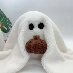 Gus Spøgelset med Græskar Pude Halloween Søde Spøgelsesplys Legetøj Gaver