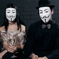 Guy Fawkes V for Vendetta Maske - Anonymt Halloween Kostume[JUN]