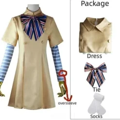 Gyserfilm M3GAN Cosplay Kostumesæt Piger Megan AI Dukke Robot Halloween % lt; . 2XL