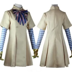 Gyserfilm M3GAN Cosplay Kostumesæt Piger Megan AI Dukke Robot Halloween % lt; . 2XL