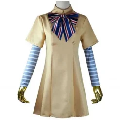 Gyserfilm M3GAN Cosplay Kostumesæt Piger Megan AI Dukke Robot Halloween % lt; . 2XL