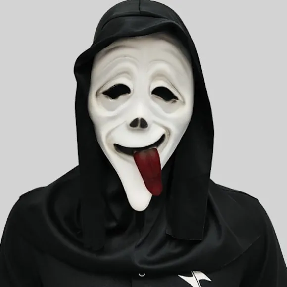 Gysermaske - Halloween Cosplay Gyser Sjov Spøgelsesmaske - Scream Maske B