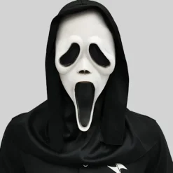 Gysermaske - Halloween Cosplay Gyser Sjov Spøgelsesmaske - Scream Maske B