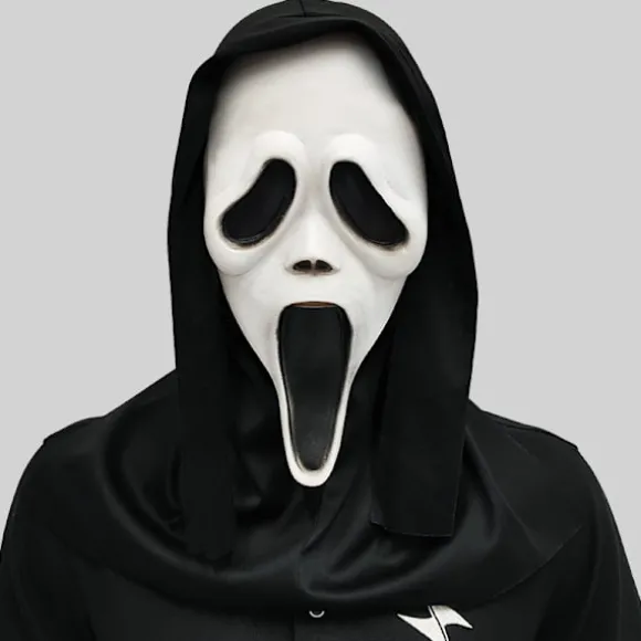 Gysermaske - Halloween Cosplay Gyser Sjov Spøgelsesmaske - Scream Maske B