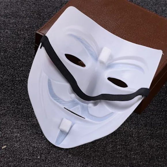 Hacker Maske V for Vendetta Maske til Børn Kvinder Mænd Halloween Kostume