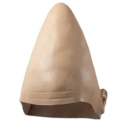 Halloween Alien Coneheads Æggehoved Hovedbeklædning Maske Horror Hjelm Latex Maske Hovedbeklædning Kostume Feriefest Cosplay Dekoration