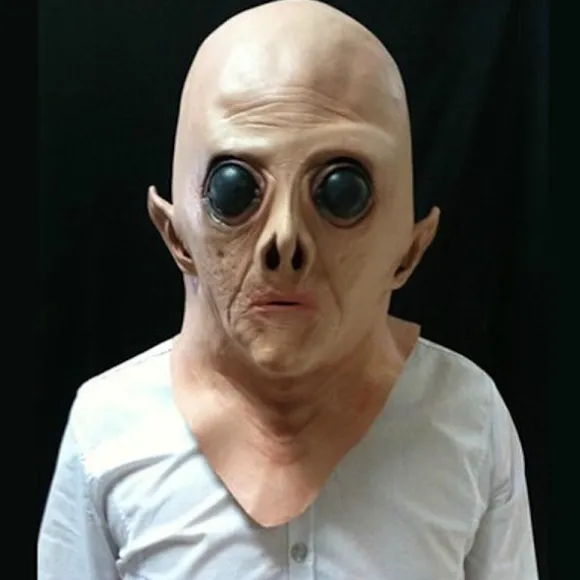 Halloween alien maske til voksne tilbehør ferie fest rekvisitter