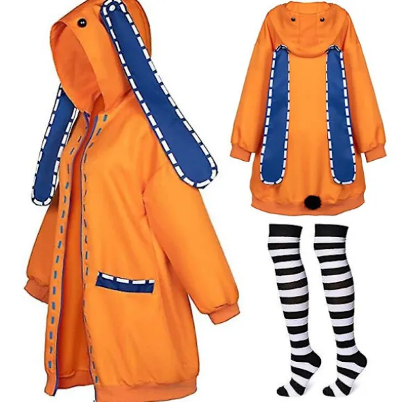Halloween Anime Kakegurui Yomoduki Runa Cosplay Frakke Hættetrøjer Z W 3XL