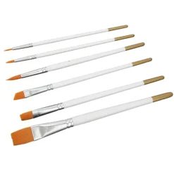 Halloween ansigtsmaling makeupsæt - 12 farver, giftfri, med 6 malerpensler
