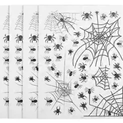 Halloween Bilrude Klistermærker Vægdekoration 35X25CM Sort