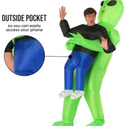 Halloween cosplay alien oppustelig kostume rolleleg - Perfekt Children (110-145cm)