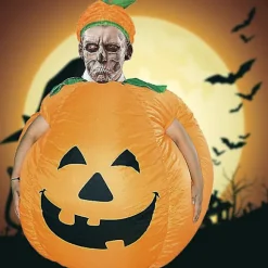 Halloween Cosplay Græskar Oppustelig Kostume Voksne Halloween Fest Sceneoptræden