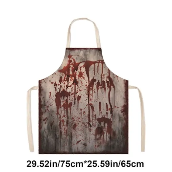 Halloween Cosplay Gyserforklæde Gyser Og Mærkeligt Stemningsdekoration Originalitet Arbejdsbeklædning Undgåelse Af Beskidning Dække Feriepynt FLY4880 (FMY) C One Size | Fyndiq