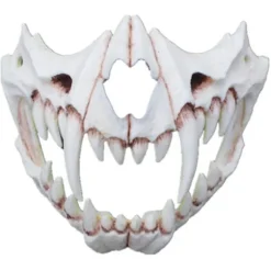Halloween Cosplay Harpiksmaske Den Japanske Drage Gud Maske Dyrtema Fest Dyreskelet Halvmaske
