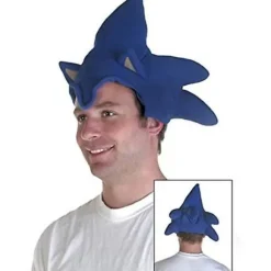 Halloween Cosplay-hat med Sonic the Hedgehog-tema, Sonic-inspireret baseballkasket, Sonics Cosplay-hovedbeklædning, tegneseriekasket til børn, blå hat til fest | Fyndiq