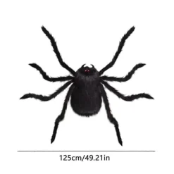 Halloween Dekoration Halloween Edderkop Ny Spiselig Lomme Edderkop Kostume Festrekvisitter Slik Edderkop Bærer Stor Edderkop 125M