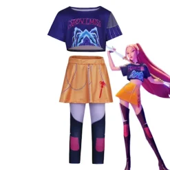 Halloween Demon Slayer Cosplay Kostume | K-Demon Slayer Mira Zoi Rumy Anime Outfit Familie Par Cosplay Zoe (top + bukser) Zoe (top + bukser) 110_yux Zoe (top + pants) 110 | Fyndiq