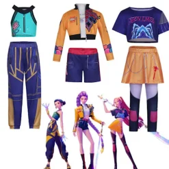 Halloween Demon Slayer Cosplay Kostume | K-Demon Slayer Mira Zoi Rumy Anime Outfit Familie Par Cosplay Zoe (top + bukser) 120 Zoe (top + pants) 120