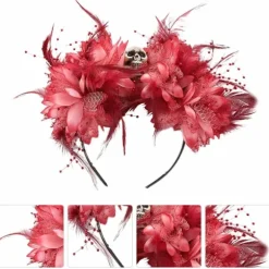 Halloween Diadem Blomsterkranie Dag Af De Døde
