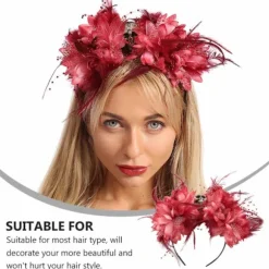 Halloween Diadem Blomsterkranie Dag Af De Døde