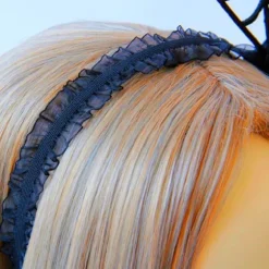 Halloween Edderkop Hårbøjle Edderkoppespind Hår Bøjle Halloween Fest Cosplay Maskerade Kostume Tilbehør (Sort)