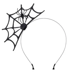 Halloween Edderkoppespind Edderkoppespind Halloween Fest Hovedstykke (Sort