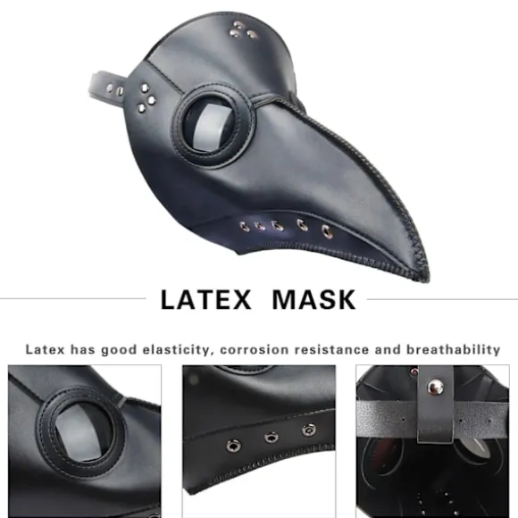 Halloween europæisk og amerikansk pestlæge maske cosplay