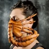 Halloween Facehugger Maske Alien Ansigtsdækning Horror Scorpion Latex Maske Maskerade Hovedbeklædning Film Performance Tilbehør Cosplay Party Suppl (FMY) | Fyndiq