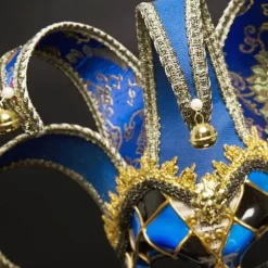 Halloween Fest Karneval Maske, Italien Venedig Maskerade Jul Cosplay Maske rød