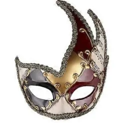 Halloween Fest Maske Mardi Gras Maske Venetianske Maske Maskerade Maske Aften Proms Maske til Kvinder Mand Rød Red