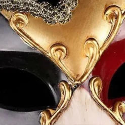 Halloween Fest Maske Mardi Gras Maske Venetianske Maske Maskerade Maske Aften Proms Maske til Kvinder Mand Rød Red