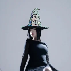 Halloween Festpynt - Heksehatte & Bowlerhatte - Pakke med 12