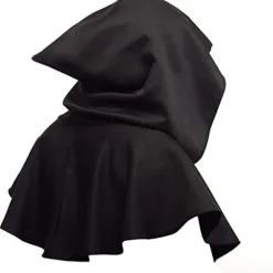 Halloween Grim Cowl Kappe Cosplay Kostumer Hætte Poncho