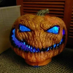 Halloween Græskarhoved Formet LED Rådden Plet Lys Fest Dekoration Lampe