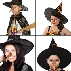 Halloween Heks Næse Halloween Kostume Tilbehør Heks Falsk Næse Cosplay Latex Pige Dame Klædning Op Halloween Dekorationer Til Hjemmet 3pcs