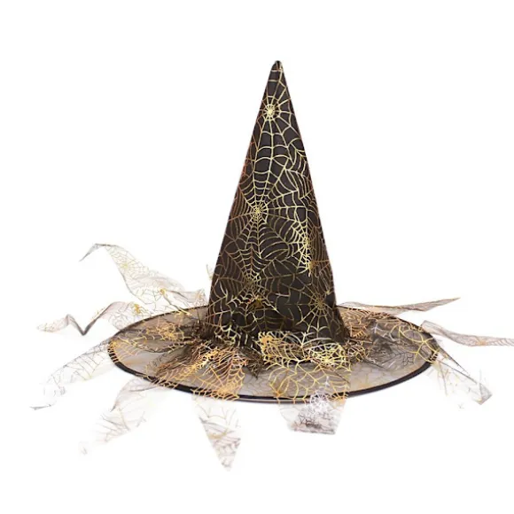 Halloween Heksehat Plisseret Troldmandshat 7 7 7