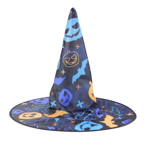 Halloween Heksehat Plisseret Troldmandshat 7 7 7