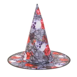 Halloween Heksehat Plisseret Troldmandshat 7 7 7