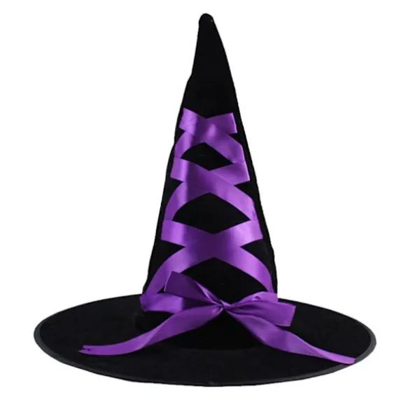 Halloween Heksehat Plisseret Troldmandshat 7 7 7