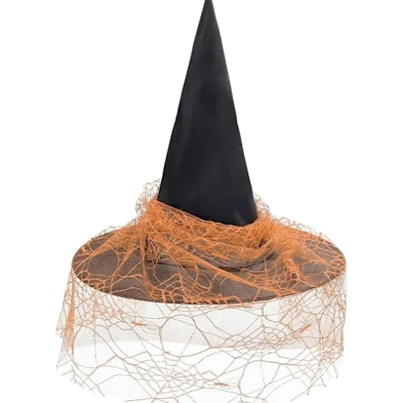 Halloween Heksehat til Kvinder Spids Blonde Halloween Kostumetilbehør til Fest