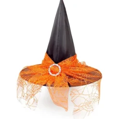 Halloween heksehatte, heksehovedbånd 2 stykker Wicked Witch Hat til