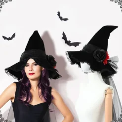 Halloween Hexehatte til Kvinder Hexehatte til Kvinder 黑