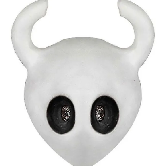 Halloween Hollow Knight Cosplay Latex Maske Hovedbeklædning Fest Rollespil Fancy Dress Prop Hoveddækning