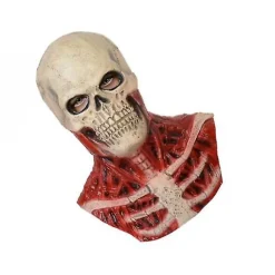 Halloween Horror Blod Kranie Maske Hovedbeklædning Kranie Skelet Kranie Latex Maske Cosplay Rekvisitter