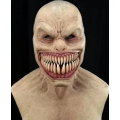 Halloween Horror Hovedbeklædning Latex Klovnemaske Djævel Ansigtsmaske Terror Uhyggelig Halloween Maske ??