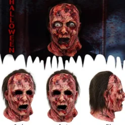 Halloween Horror Maske, Blodig Maske Halloween Kranie Maske A A