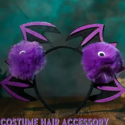Halloween Hårbånd Sød Bat Hårbøjle Lilla Ving Hovedbeklædning Party Dekorationer Kostume Hovedbeklædning