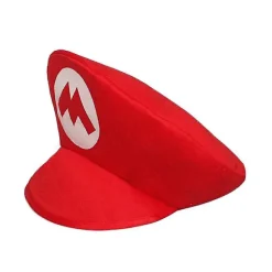 Halloween Jul Super Mario Bros Tema Mario Luigi Cosplay Skum Hat Med Overskæg Halloween Fest Fancy Dress Up Kostume Tilbehør Rød