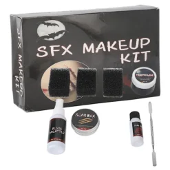 Halloween kosmetiktaske Halloween specialeffekter sårplasma ar voks uhyggelig ansigtsmakeup sæt til Halloweenfest