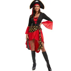 Halloween Kostume: Kvindeligt Pirat Outfit til ExportGame Uniform Cosplay XL